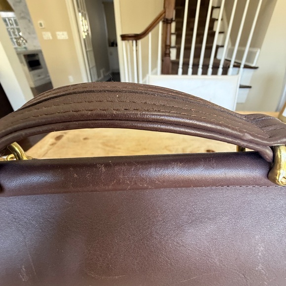 Vintage Coach H6D-9927 Willis Turn Lock Crossbody Leather Bag - Picture 7 of 17